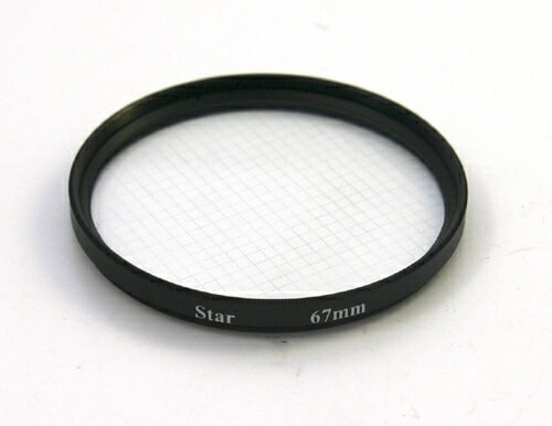 メール便送料無料<br>夜景撮影用クロスフィルター