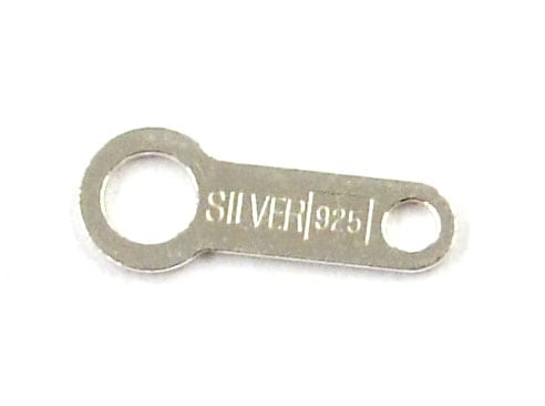 シルバー925板ダルマ 9.5mm 1個売り