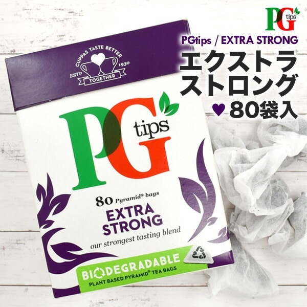 PG tips 紅茶 エクストラストロング 80袋