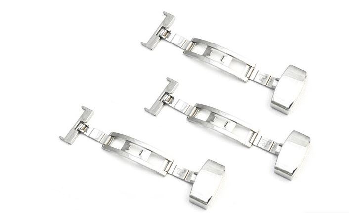 メール便送料無料<br>バタフライバックル 3サイズセット メンズ 16mm 18mm 20mm