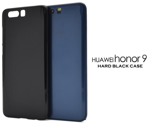メール便送料無料<br>HUAWEI honor 9用ハードブラックケース