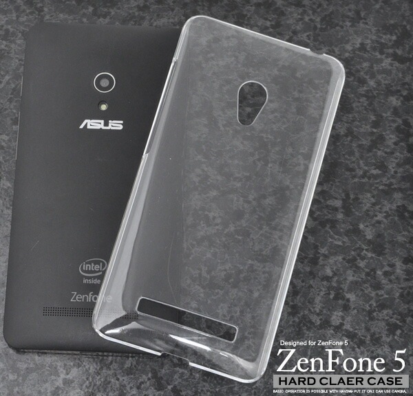 メール便送料無料<br>アウトレット販売ASUS ZenFone 5 A500KL(2014年)用ハードクリアケース