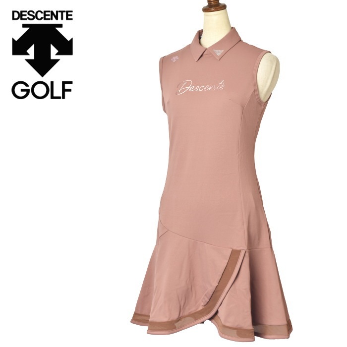 デサントゴルフ/ジャカードスリーブレスフレアワンピース - ワンピース