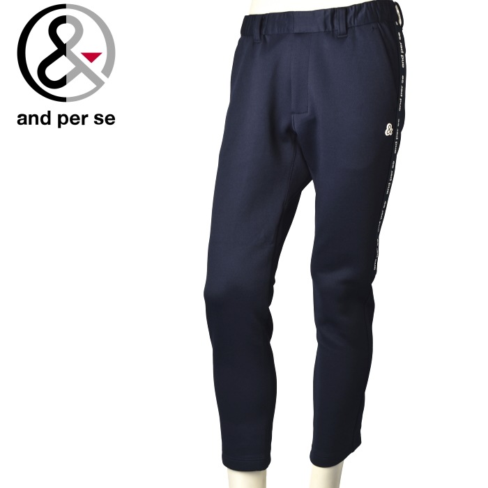 レディースゴルフパンツ　and per se ゴルフパンツ レディース ゴルフウェア ストレッチ 美脚 脚長