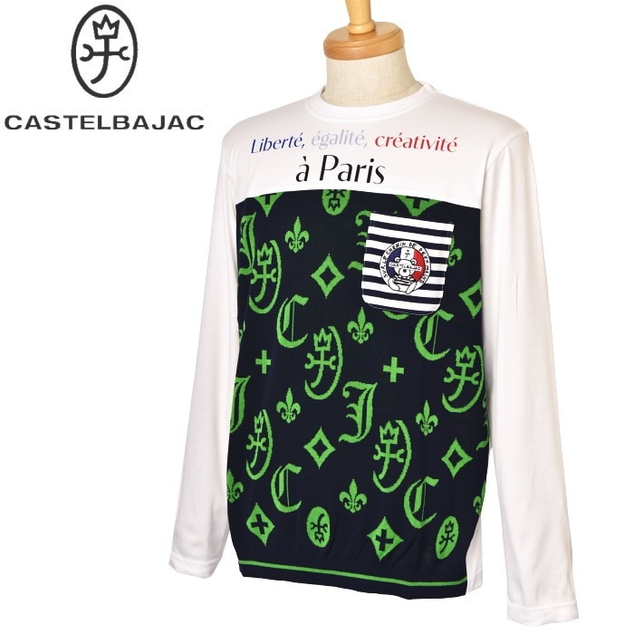 50��OFF�����롪 �����ƥ�Х���å� CASTELBAJAC 2024�ղƿ��� ��� ���Ǻ�Ȥ����åȥ��� �˥å�����T����� ��