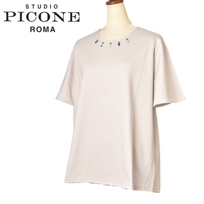 50％OFFセール！ スタジオ ピッコーネ STUDIO PICONE ROMA 2024春夏新作 レディース 半袖プルオーバー|STUDIO PICONE Ladies|STUDIO PICONE