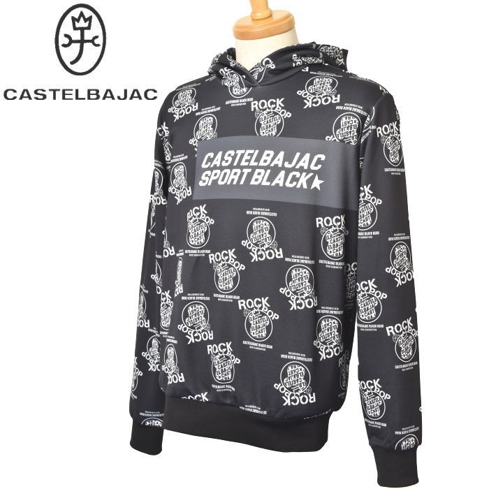 CASTELBAJAC SPORTS ゴルフ ロゴパイル半袖パーカー50(LL) 50％OFFセール！ カステルバジャック スポーツ ゴルフ CASTELBAJAC