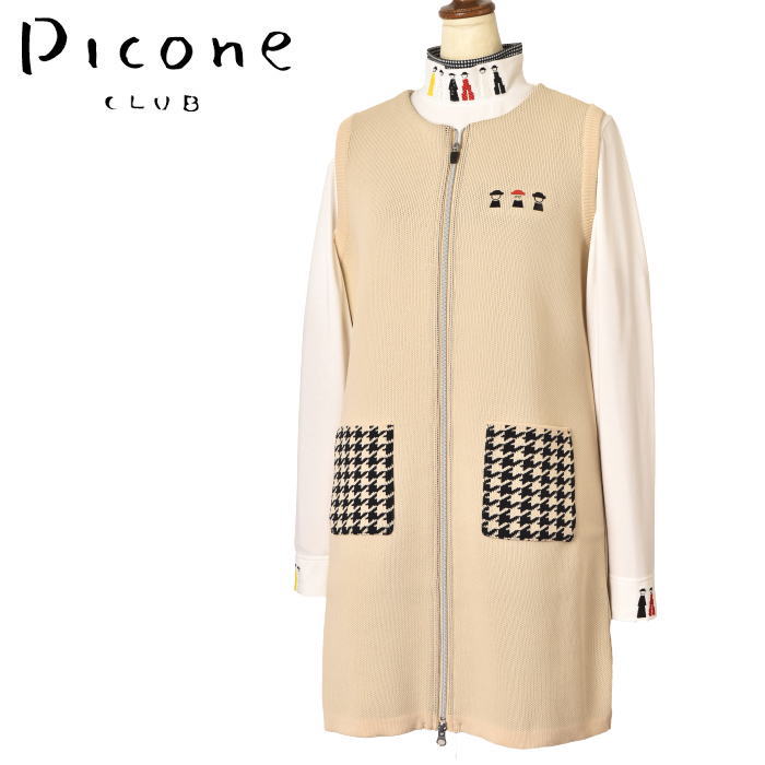 ピッコーネクラブウールベスト 50％OFFセール！ ピッコーネ クラブ PICONE CLUB ゴルフ 2024秋冬新作