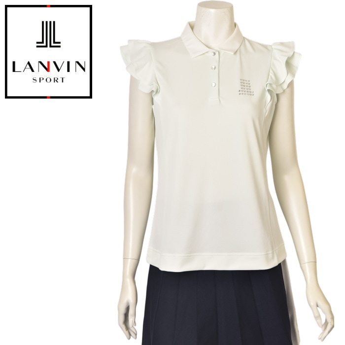 最終お値引き‼️LANVIN SPORT ポロシャツ キャメル/ホワイト 最終お値引き‼️LANVIN SPORT ポロシャツ キャメル/ホワイト
