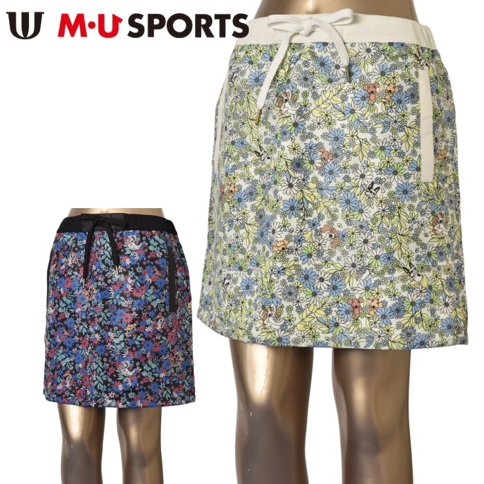 MUスポーツ M・U SPORTS ゴルフ 2025秋冬新作 レディース リバーシブルスカート 服 ゴルフウェア MUスポーツ M・U SPORTS ゴルフ 2025秋冬新作 レディース リバーシブル