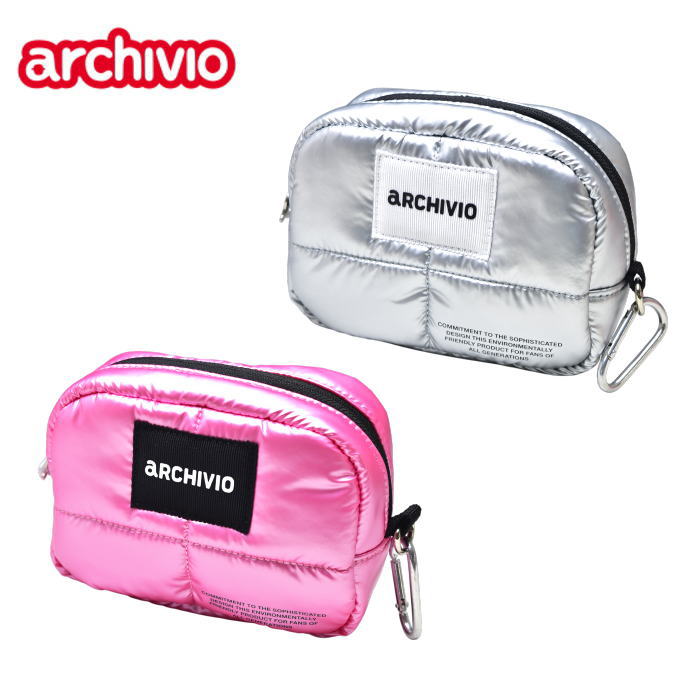 アルチビオ archivio ゴルフ 2025秋冬新作 レディース 中綿ポーチ|archivio Goods|archivio