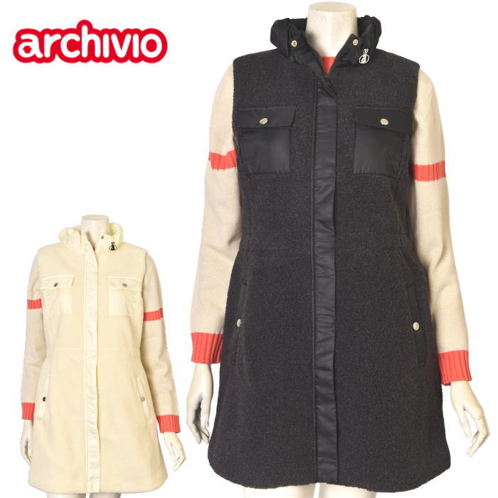 アルチビオ archivio ゴルフ 2025秋冬新作 レディース ボアロングベスト 服 ゴルフウェア|archivio Ladies|archivio