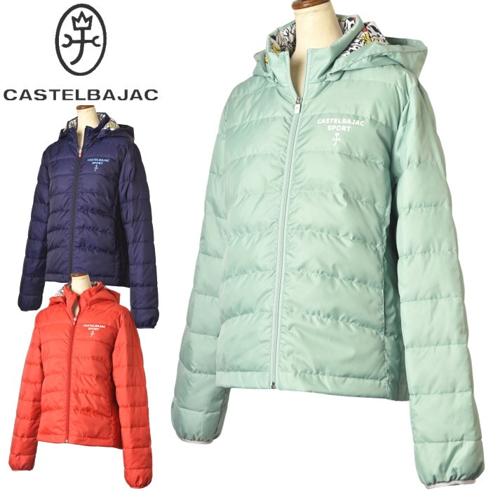 カステルバジャック スポーツ ゴルフ CASTELBAJAC 2025秋冬新作 レディース ファイバーダウンブルゾン 服 ゴルフウェア|CASTELBAJAC Ladies|CASTELBAJAC