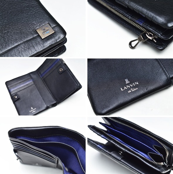 ���Х󥪥�֥롼 LANVIN en Bleu �����ƥ� �ޥ륻���澮ʪ L���ե����ʡ�����Ĺ����