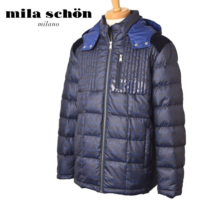 50％OFFセール！ ミラショーン mila schon 2024秋冬新作 メンズ ダウン 