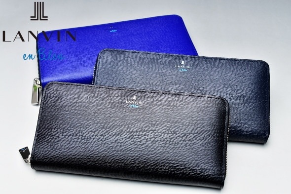 ���Х󥪥�֥롼 LANVIN en Bleu �����ƥ� �殺��ྮʪ �饦��ɥե����ʡ�Ĺ����