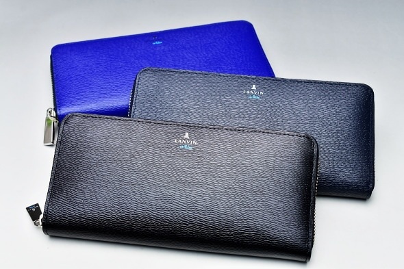 ���Х󥪥�֥롼 LANVIN en Bleu �����ƥ� �殺��ྮʪ �饦��ɥե����ʡ�Ĺ����