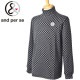 30％OFFセール！ アンパスィ and per se ゴルフ 2022秋冬新作 メンズ 長袖タートルネックシャツ|and per se Mens|and per se