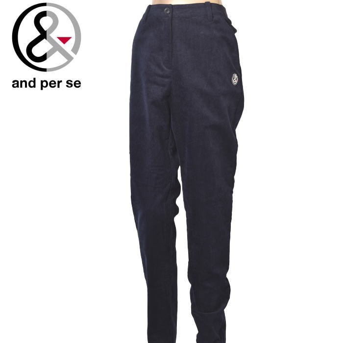 アンパスィ and per se ゴルフ 2024秋冬新作 レディース コーデュロイ  