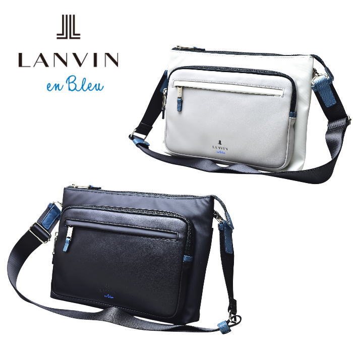 ���Х󥪥�֥롼 LANVIN en Bleu �����ƥ� �ɥ�å� ��� ��ǥ����� B5 ���������Хå�