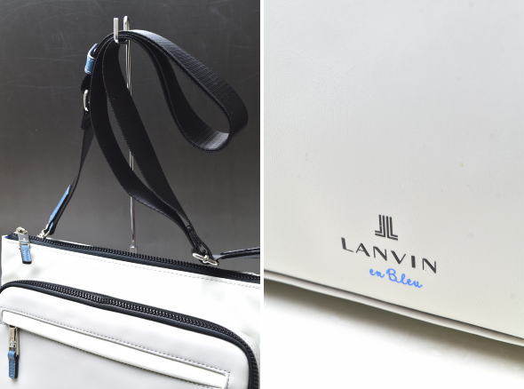 ���Х󥪥�֥롼 LANVIN en Bleu �����ƥ� �ɥ�å� ��� ��ǥ����� B5 ���������Хå�