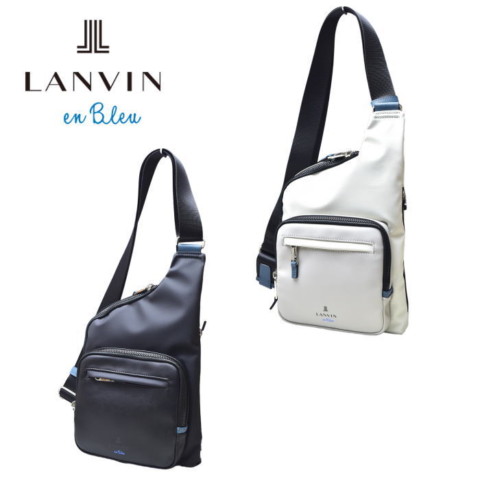 ���Х󥪥�֥롼 LANVIN en Bleu �����ƥ� �ɥ�å� ��� ��ǥ����� ��󥷥������Хå� �ܥǥ��Хå�
