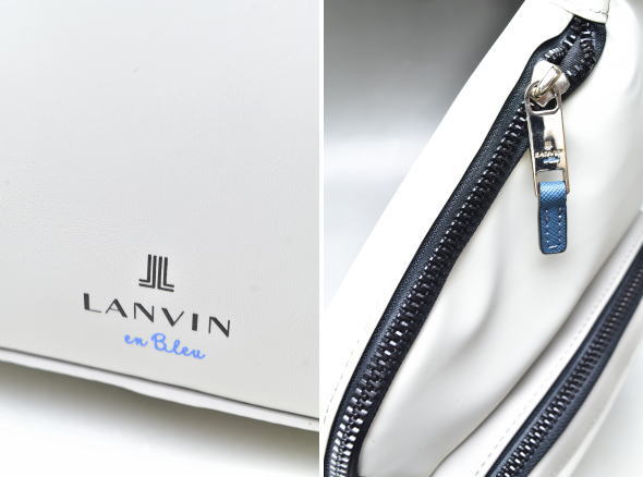 ���Х󥪥�֥롼 LANVIN en Bleu �����ƥ� �ɥ�å� ��� ��ǥ����� ��󥷥������Хå� �ܥǥ��Хå�