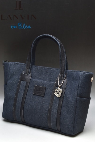 ���Х󥪥�֥롼 LANVIN en Bleu �����ƥ� �ɥ��å� B5�ȡ��ȥХå� ���̸���