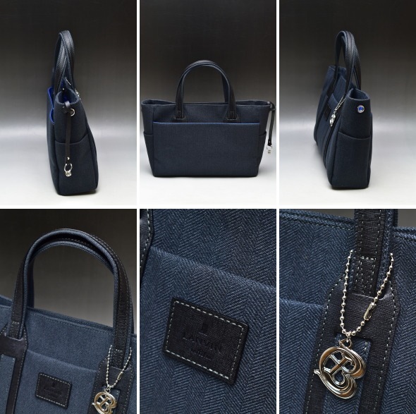 ���Х󥪥�֥롼 LANVIN en Bleu �����ƥ� �ɥ��å� B5�ȡ��ȥХå� ���̸���