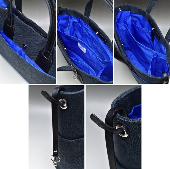 ���Х󥪥�֥롼 LANVIN en Bleu �����ƥ� �ɥ��å� B5�ȡ��ȥХå� ���̸���