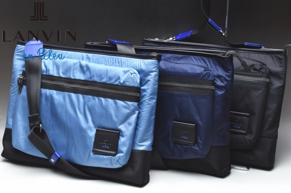 ���Х󥪥�֥롼 LANVIN en Bleu �����ƥ� ���ե� A4�����å��� 2WAY�Хå� ����å��Хå�