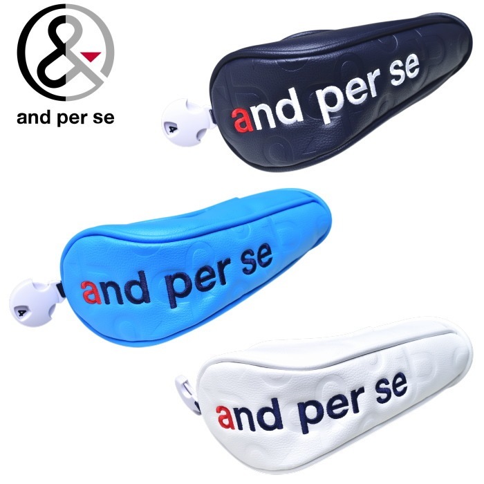 アンパスィ and per se ゴルフ 2025春夏新作 ユニセックス メンズ レディース ドライバーヘッドカバー アンパスィ and per se ゴルフ 2025春夏新作 ユニセックス メンズ