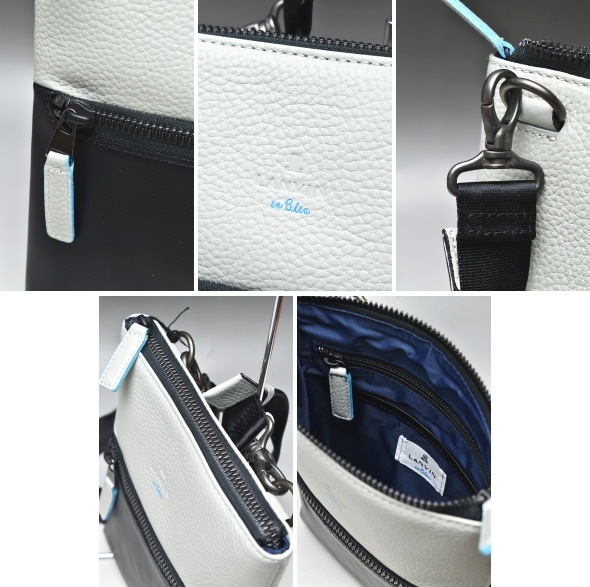 ���Х󥪥�֥롼 LANVIN en Bleu �����ƥ� �ե������ �ߥ˥��������������Хå� 2WAY�Хå�