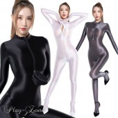 全身タイツ コスプレ セクシー コスチューム 穴あき 全身タイツ セクシー ボディスーツ 長袖 キャットスーツ コスプレ衣装 ゼンタイ 仮装 コスチューム キャットスーツ 2頭ファスナー ジャンプスー