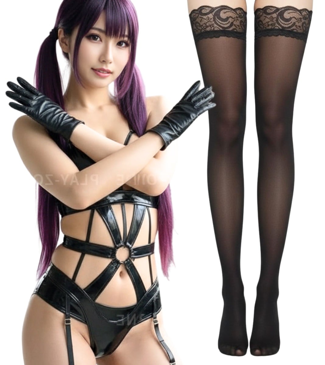 ボンテージ コスプレ セクシー コスチューム ラバー ランジェリー ガーター コスチューム セクシー コスプレ 囚人 仮装 コスチューム 大人 コスプレ衣装 セクシー ランジェリー フェイクレザー ボディスーツ レオタード ハーネス ボディスーツ 黒 B006 商品画像