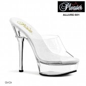 Pleaser(ץ꡼)롡ߥ塼롡᥿饤ʥҡ˥饤󥹥ȡդALLURE-601-CLR-CLR