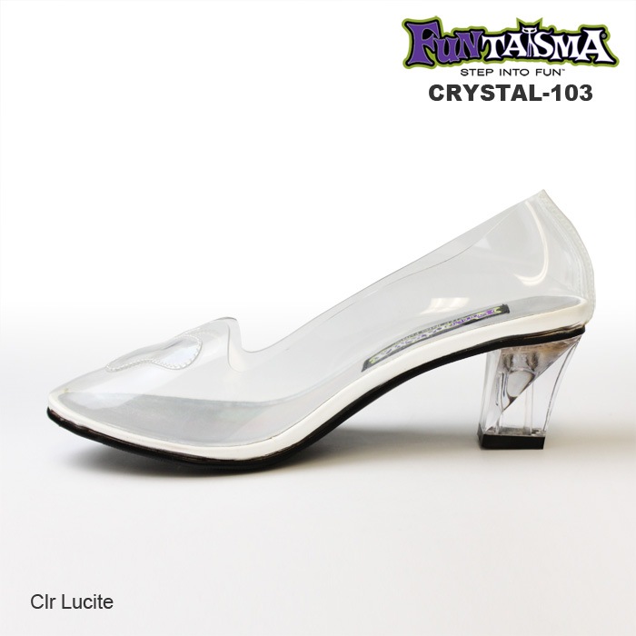 Pleaser CRYSTAL-103 Ʃ���ѥ�ץ� �뺧���������ǥ��󥰥��塼�� �����ץ���� PVC�Ǻ� �ҡ�����6cm �ץ꡼����