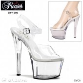 Pleaser(ץ꡼) 󥯥륹ȥåդ 쥵 ꥢ Ʃ  ߥ塼륵 SKY-308-CLR-CLR