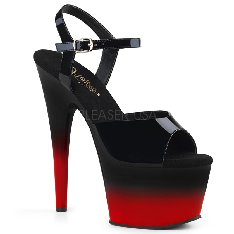 Pleaser(�ץ꡼����) ADORE-709BR-H ���ȡ��󥫥顼���쥵����� �֥�å�����å� ����ǡ������ 7inch Heel, 2 3/4inch PF������