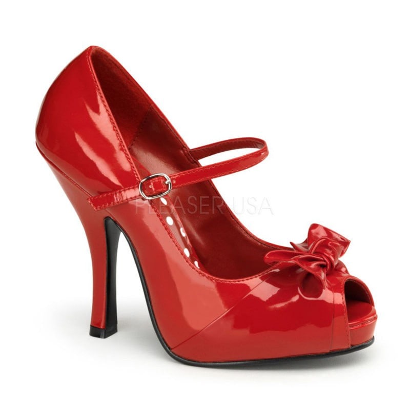 PIN UP COUTURE�������ץ�ȥ��ѥ�ץ������ȥ�å��� Pleaser CUTIEPIE-08-REDPAT������