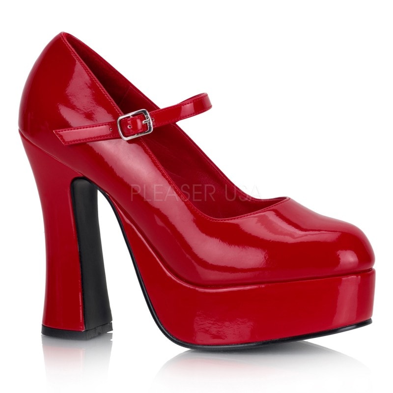 Pleaser(�ץ꡼����) �å��ȥ�åפθ���ѥ�ץ�/����Υҡ���/���ʥ���֡�Dolly-50-REDPAT������