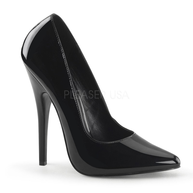 Pleaser �ϥ��ҡ��� �ѥ�ץ� �� ���ʥ�� ������ �ҡ�����15cm �ץ꡼���� DOMINA-420-BLKPAT������