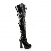 Pleaser(�ץ꡼����) ELECTRA-3028 �����ϥ��֡��� ���� ����Υҡ��� ���Хå��륹�ȥ�å� �ե���ȥ졼�����å� �����ɥ��å� ��12.5cm�ҡ��뢡����