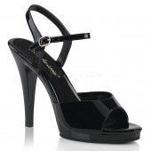 Fabulicious FLAIR-409 4 1/2inch Heel, 1/2inch PF Ankle Strap Sandal������