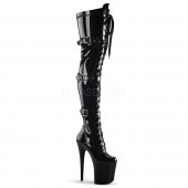 Pleaser(�ץ꡼����) FLAMINGO-3028 ��20cm�ҡ��� Ķ���쥵���ϥ��֡��� �Ҥ���� 3Ϣ�٥�ȡ��졼�����åסʥ��åѡ��դ��� ���ʥ���������