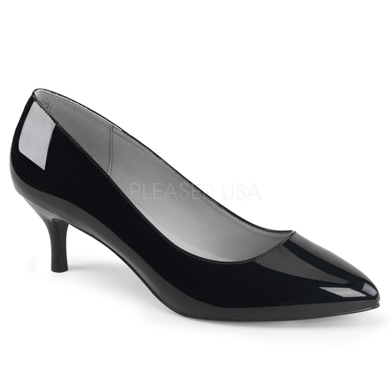 Pleaser Pink Label KITTEN-01 2 1/2inch Heel Pump������