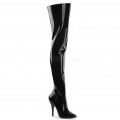 Pleaser SEDUCE-3010 �����ϥ��֡��� ���ʥ��� 5inch Plain Stretch Thigh Boot������