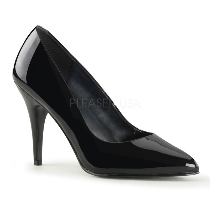 Pleaser �ѥ�ץ� �ϥ��ҡ��� ��/�֥�å� ���ʥ�� ��ǥ��������塼�� VANITY-420-BLKPAT������