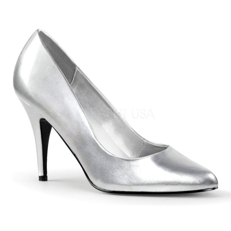 Pleaser �ѥ�ץ� �ϥ��ҡ��� ����С�/�俧 ���ʥ�� ��ǥ��������塼�� VANITY-420-SLV������