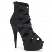 Pleaser(�ץ꡼����) DELIGHT-600-24 ���ꥹ�������֡��ƥ�������� �Хå����å� 6inch Heel, 1 3/4inch PF������